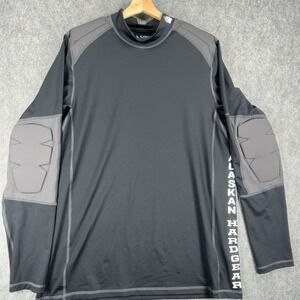 Alaskan Hardgear Shirt Mens 2XL Black Padded Long Sleeve Work Base Layer